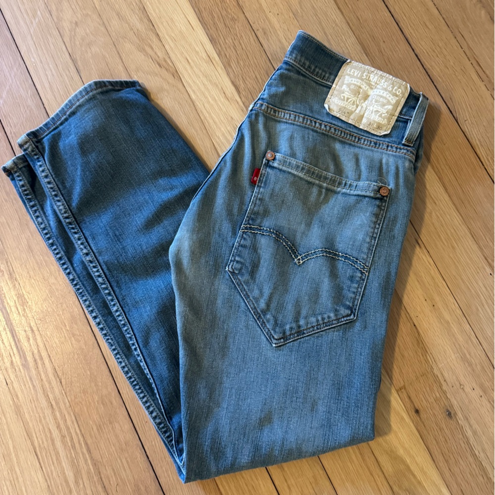 Levi's 514 Straight Fit Denim Jeans - Light Blue